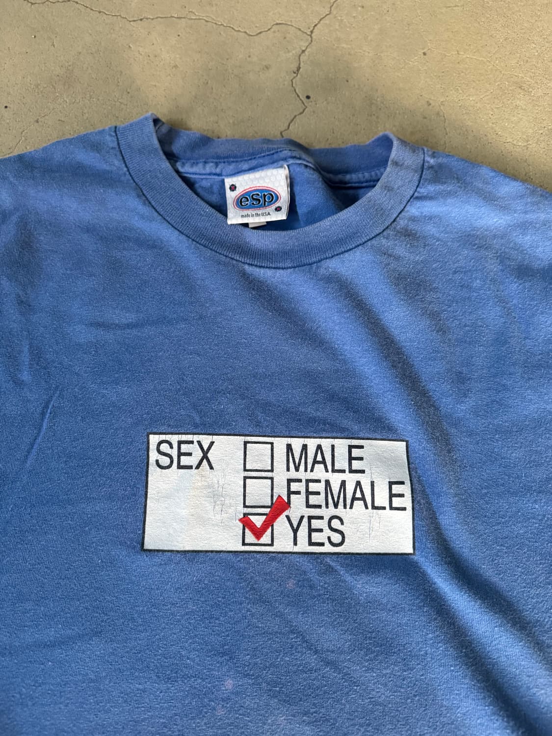 75$ 빈티지 90s usa 섹스 티셔츠 XL 상품이미지2