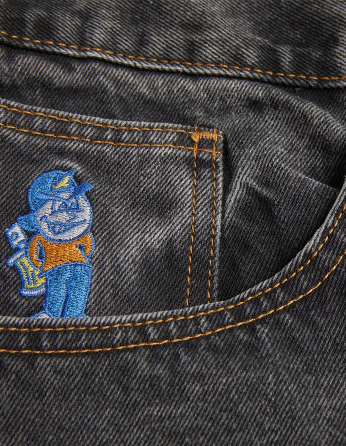 Polar Skate Co '93 Denim Washed Black 상품이미지2