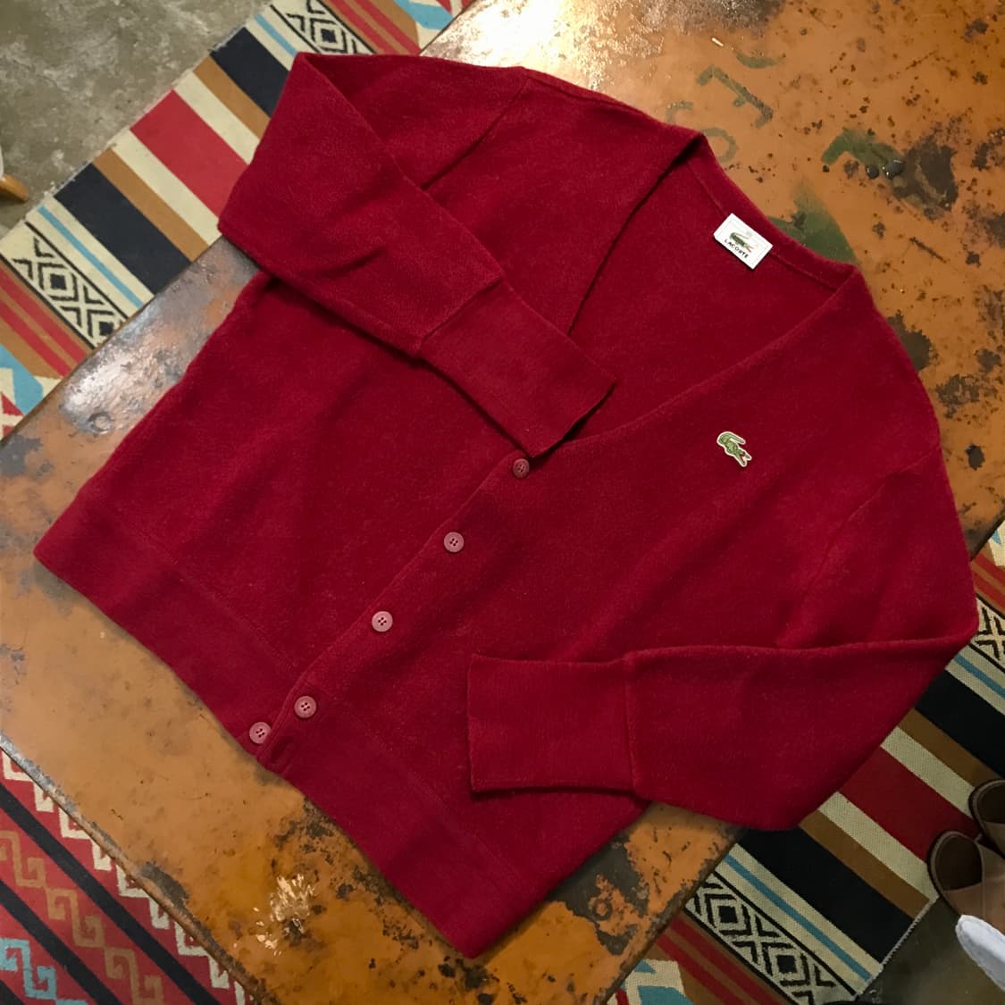라코스테 레드 울 가디건 여성 55  상품이미지2