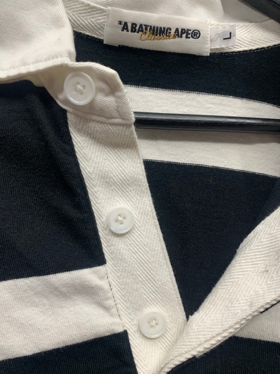 베이프 스트라이프 럭비 롱슬리브 상품이미지6