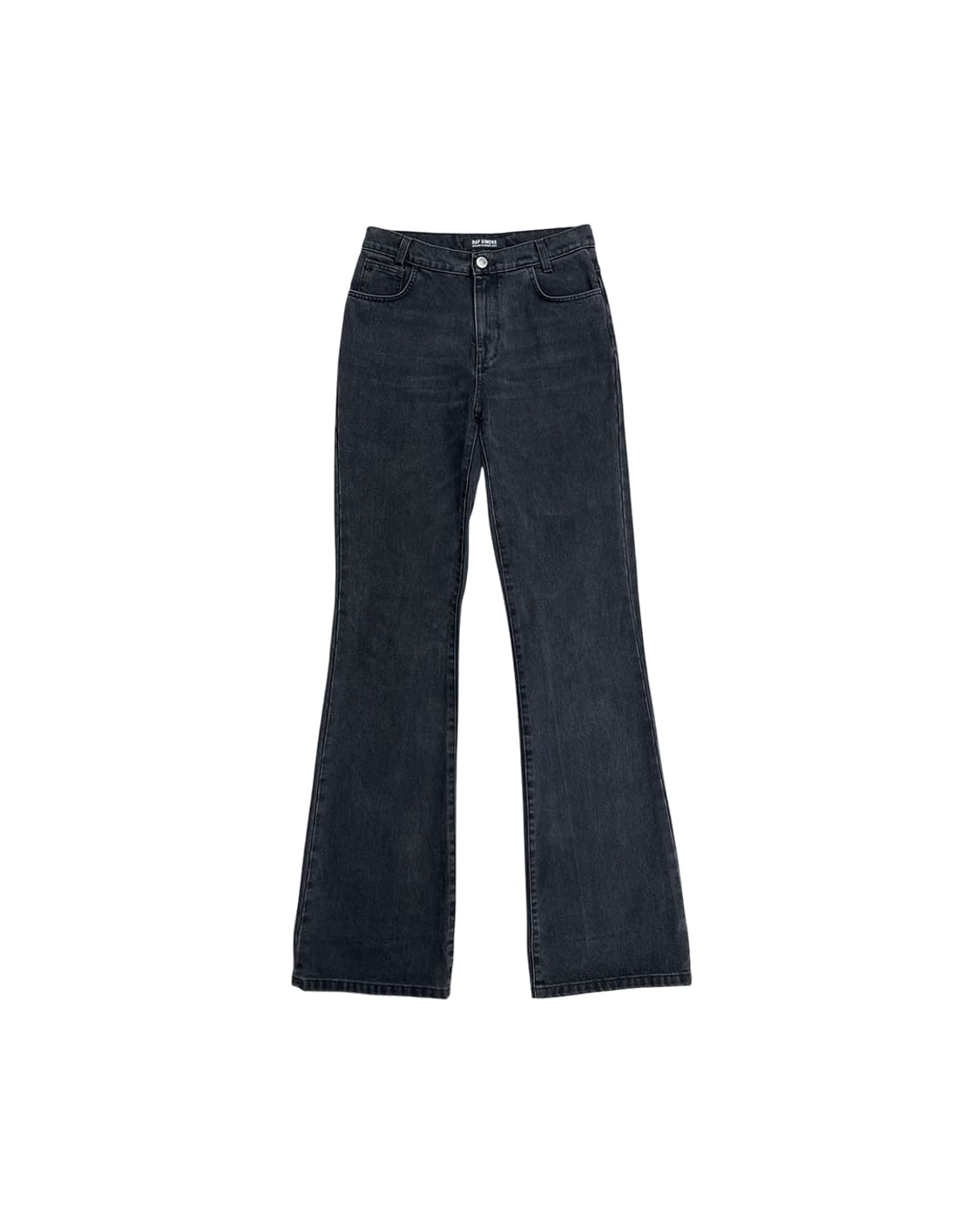 라프시몬스 21SS 블랙 와이드 레그 데님진 상품이미지4