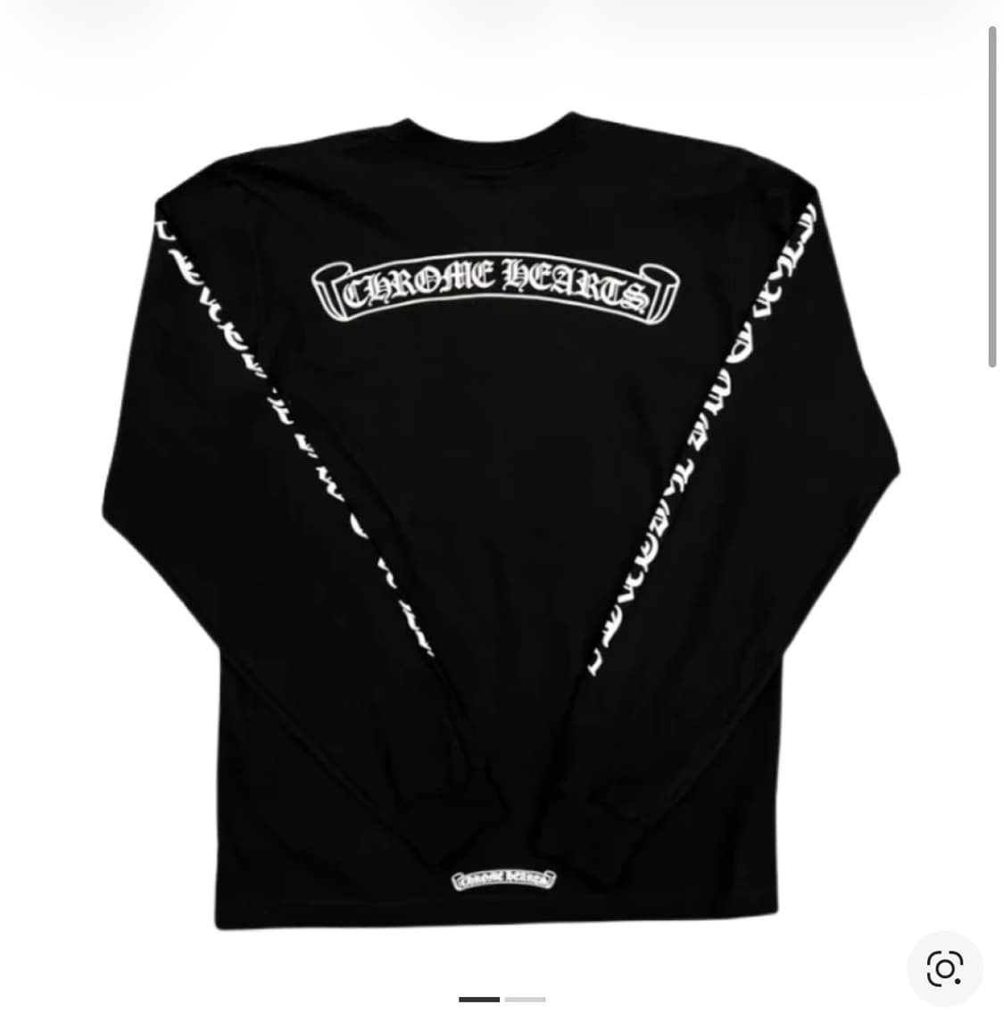 크롬하츠 스크롤라벨 롱슬리브 블랙 XL 상품이미지1