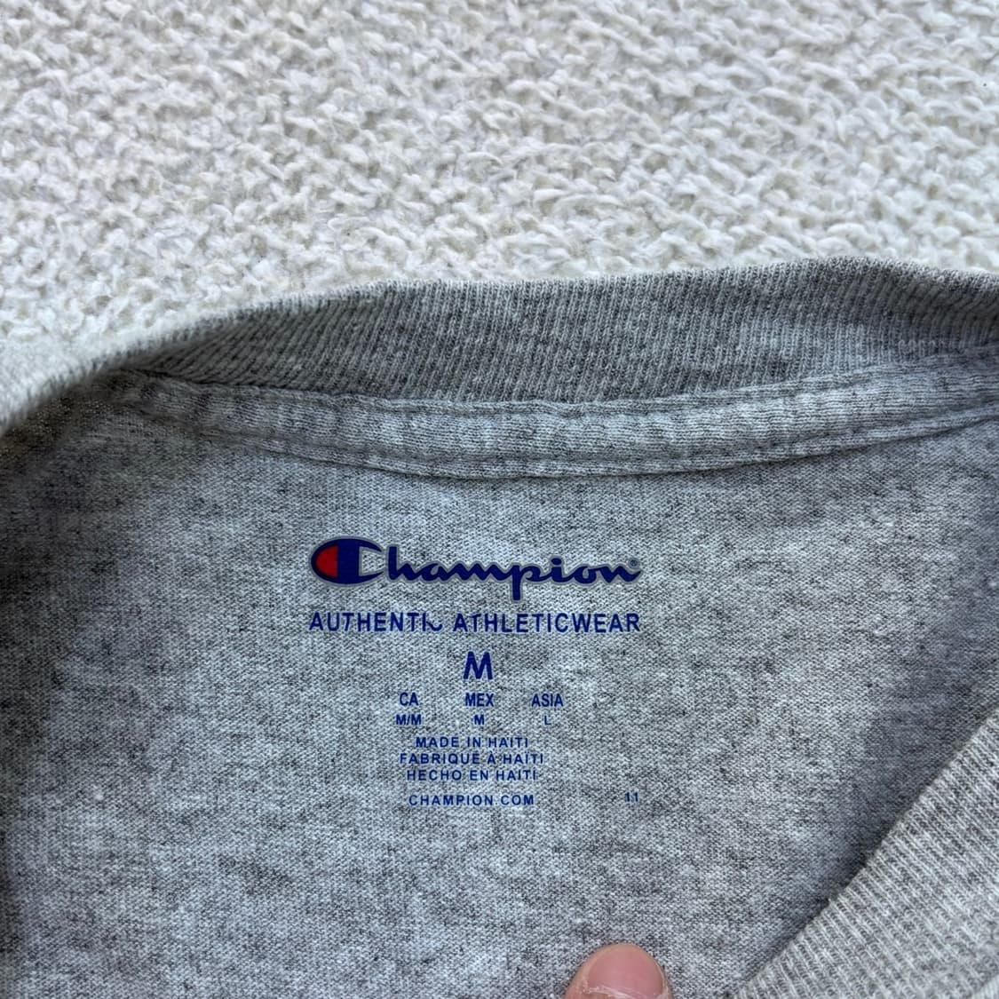 M 챔피온 무지 반팔 티셔츠 0413E 상품이미지3