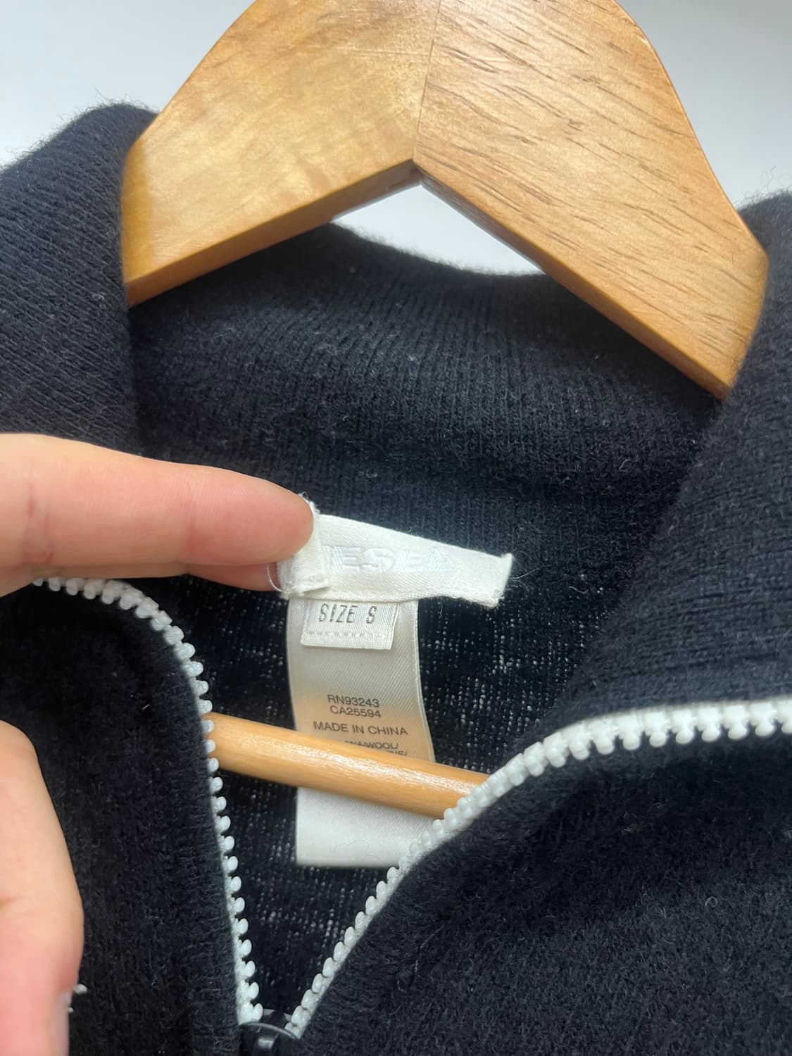 ~66) DIESEL 2WAY Y2K 니트 집업 상품이미지2