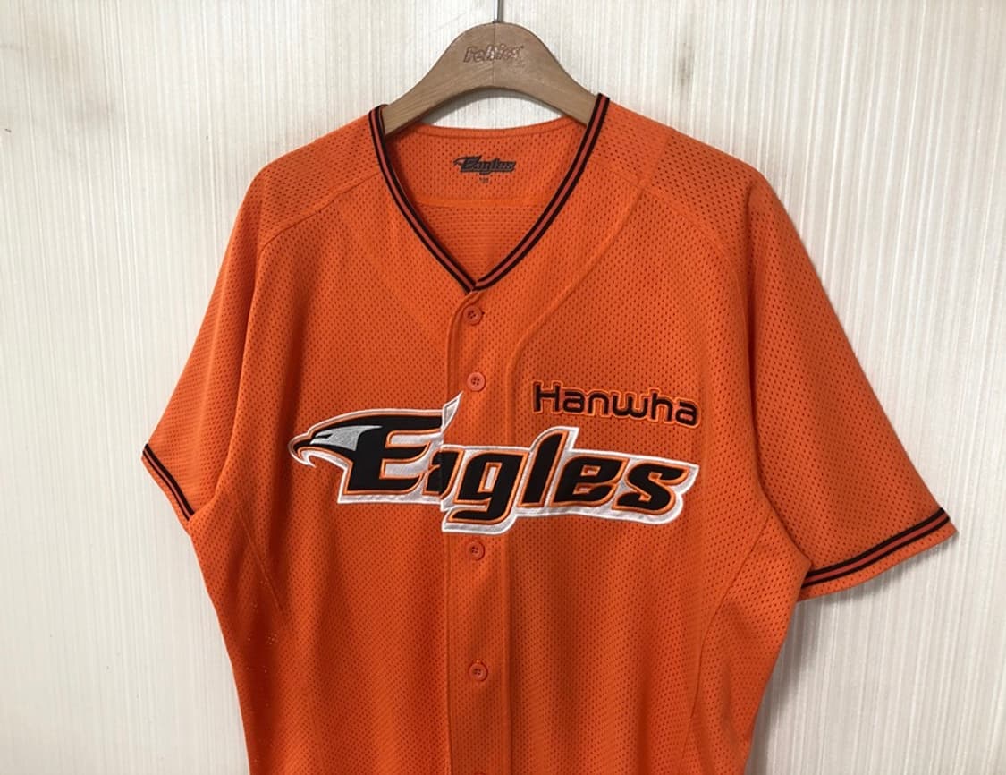 KBO 한화이글스 오렌지 홈유니폼/져지 105 상품이미지6