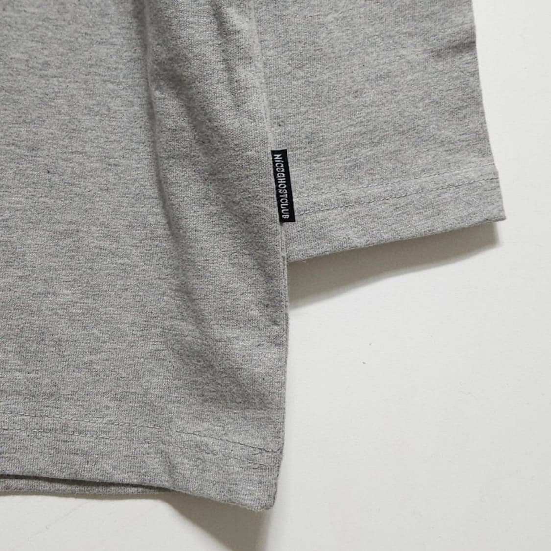 Niceghostclub 나이스고스트클럽 레이어드 티셔츠 그레이 상품이미지5