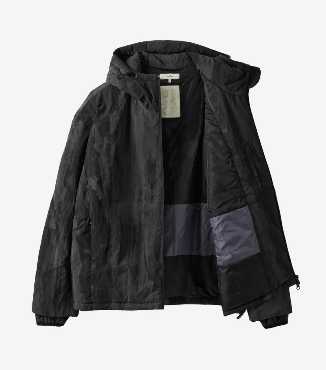 아르반 블리치 쉘 패디드 자켓_고스트 블랙 상품이미지3