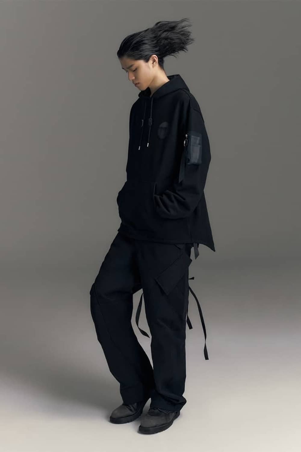 JiyongKim x Alpha Industries 피쉬테일 후드티 상품이미지1