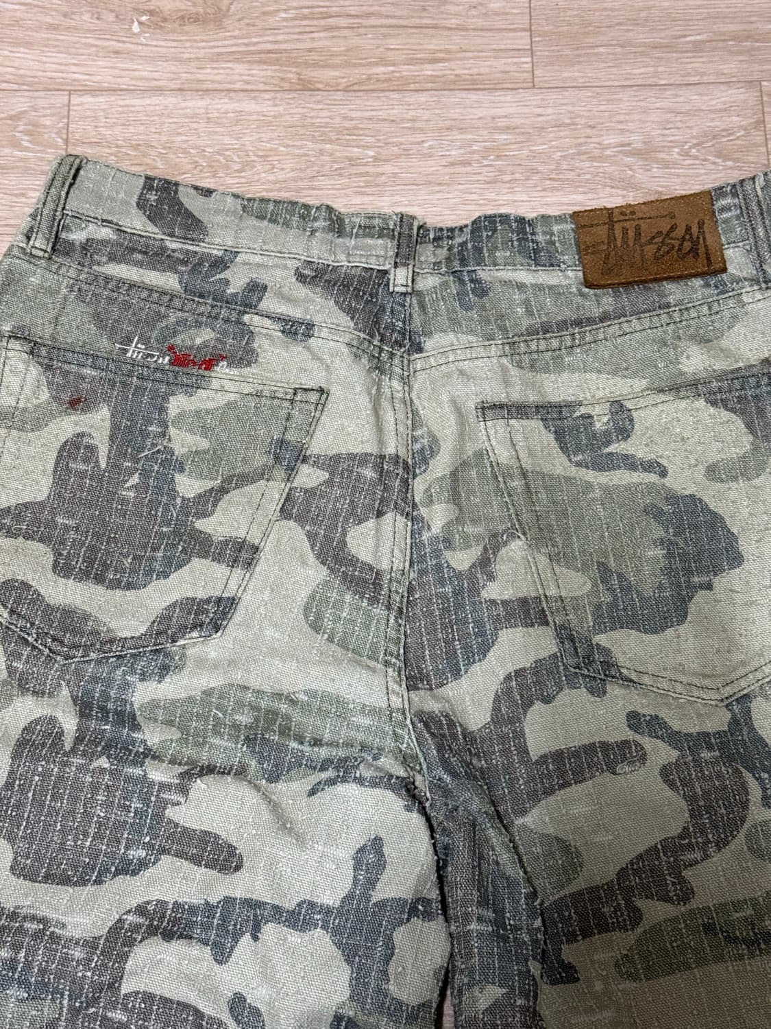 [32] 스투시 캔버스 니들 팬츠 카모 상품이미지3