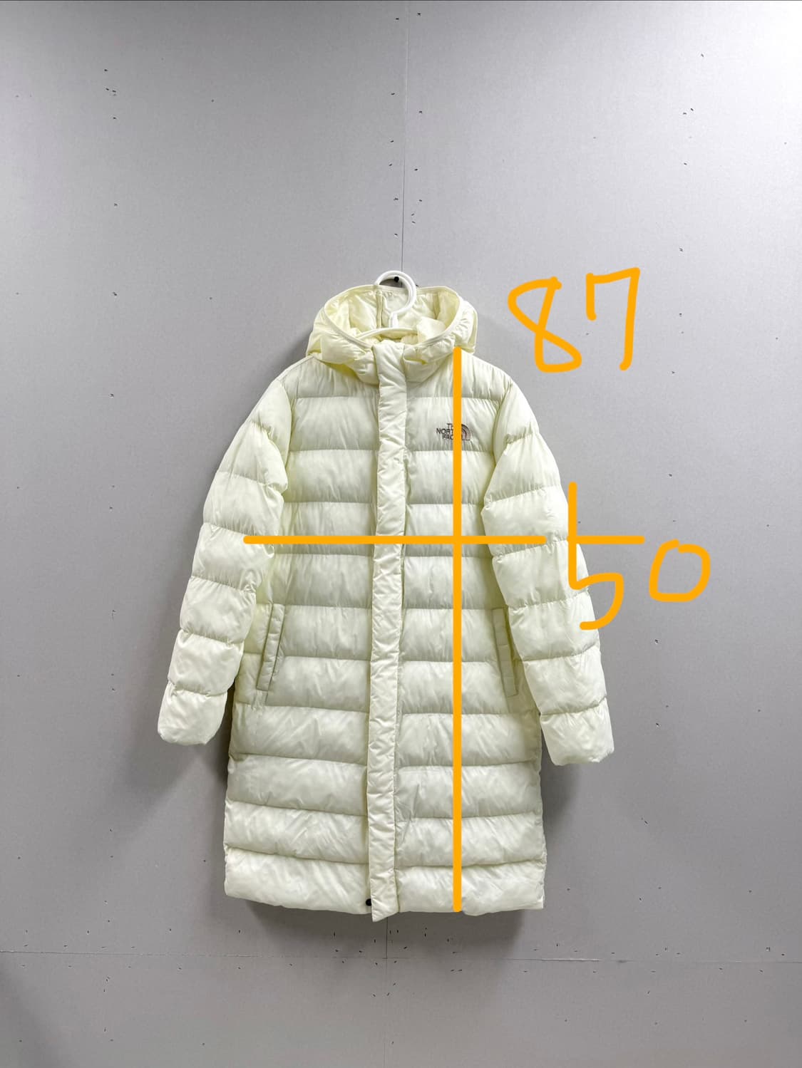 키즈  160 / 노스페이스 온볼 경량 패딩 아이보리 상품이미지2