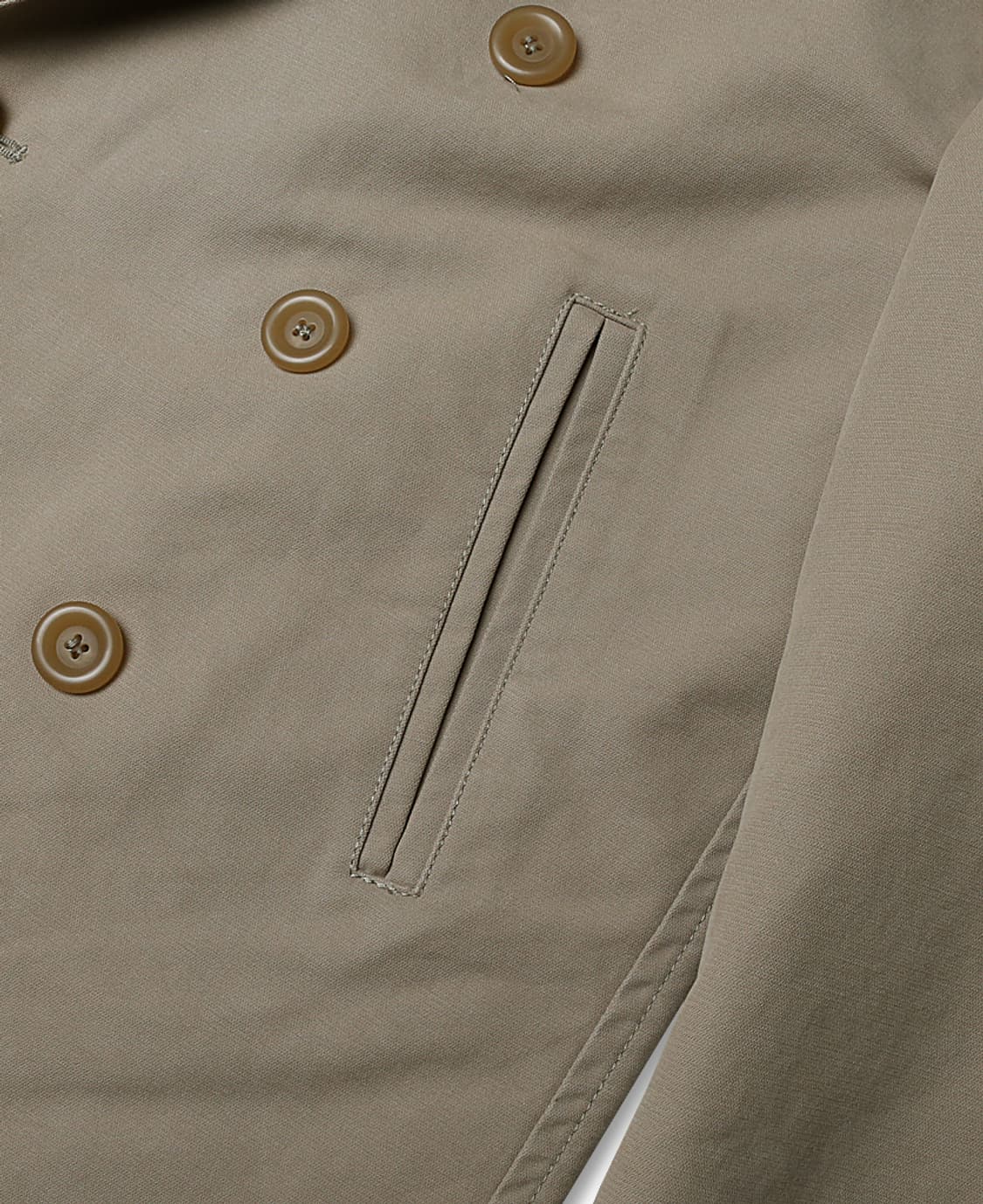 몬테도로 [Montedoro] 베이지 헤비 코튼 피코트 상품이미지3