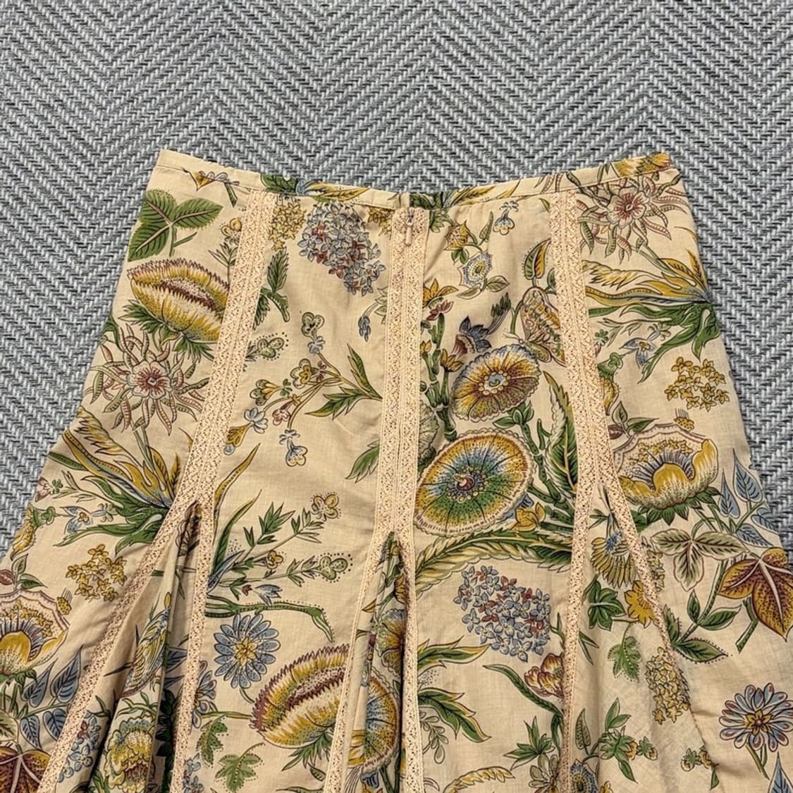 폴로진스 플라워 패턴 스커트 v2573 상품이미지4