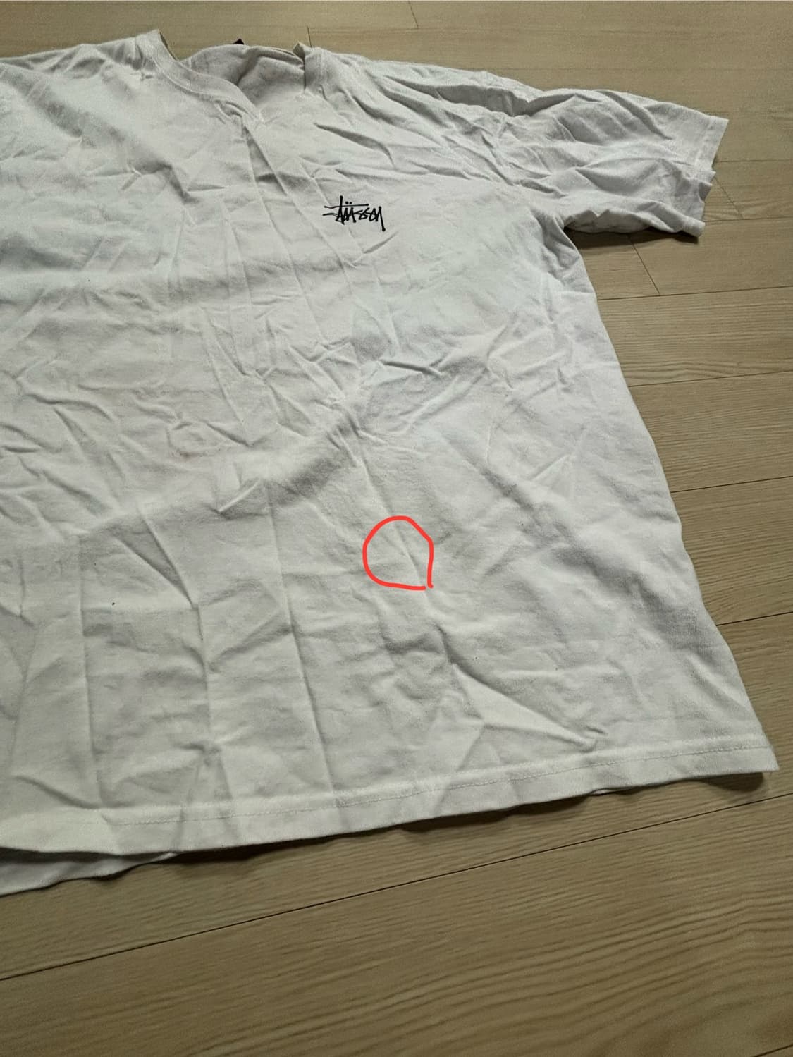 스투시 반팔 화이트 상품이미지3