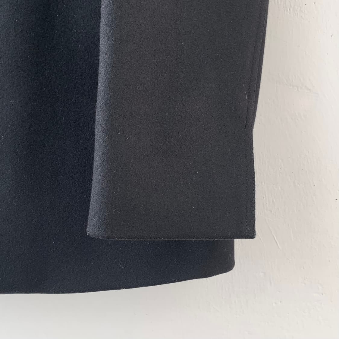 띠어리 멜튼울 피코트 블랙 s 상품이미지7