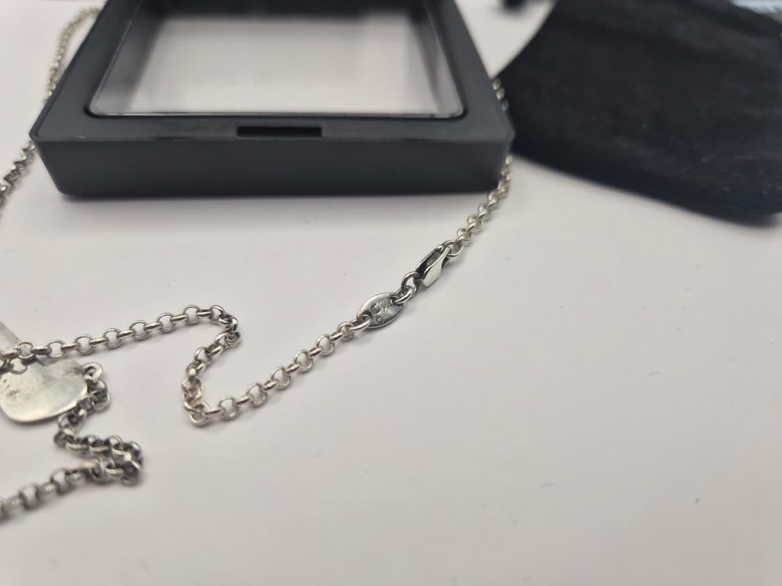 크롬하츠 스크롤라벨 롤체인 목걸이->세이프티핀 20인치 목걸이로 교환 상품이미지4