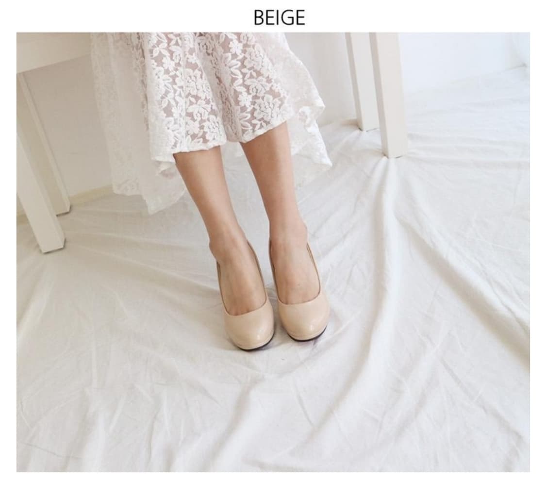 (새상품) 가보시베이지구두 240/8.5cm 상품이미지6