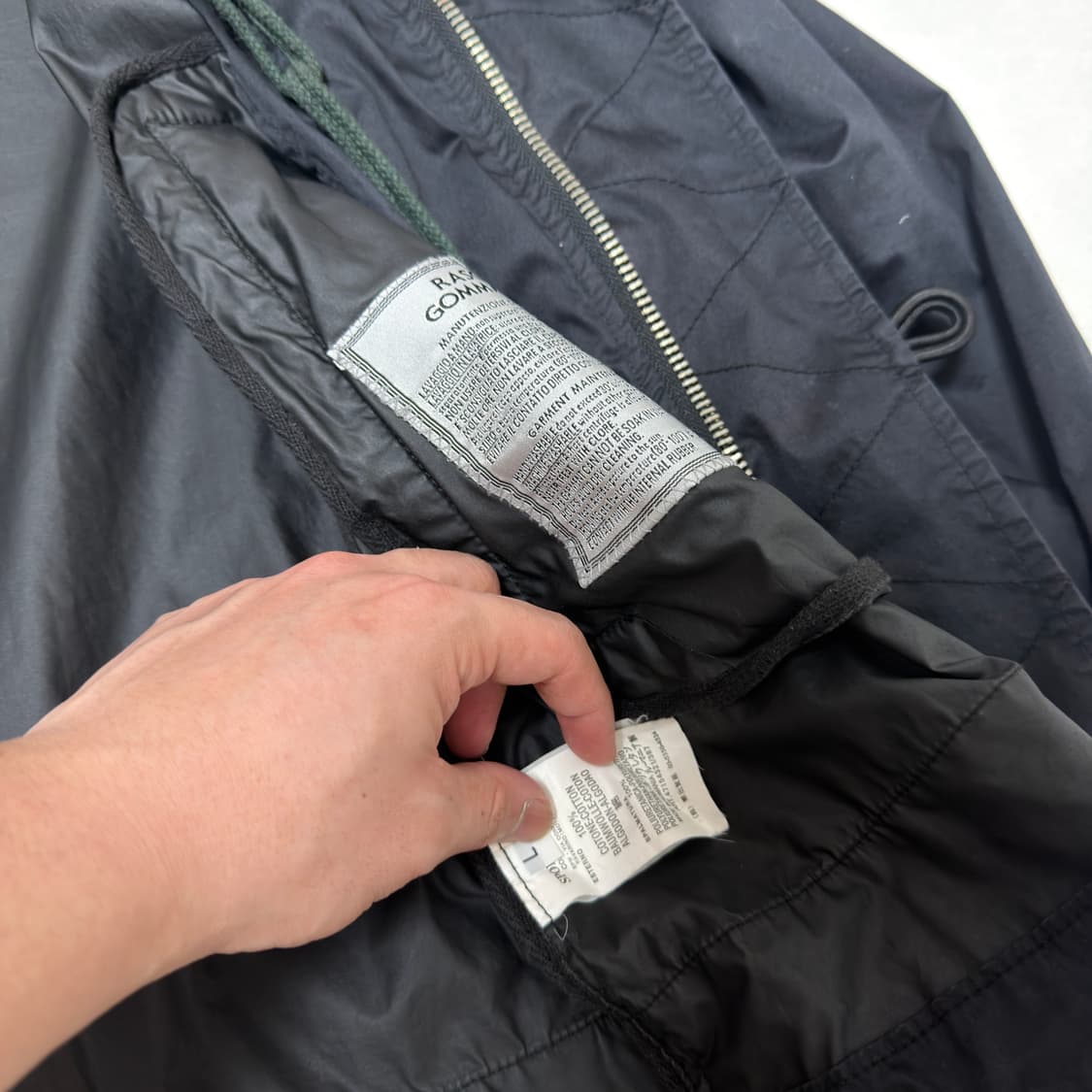 [ L ] 00‘s 스톤아일랜드 아카이브 라소 고마토 후드 자켓 상품이미지5