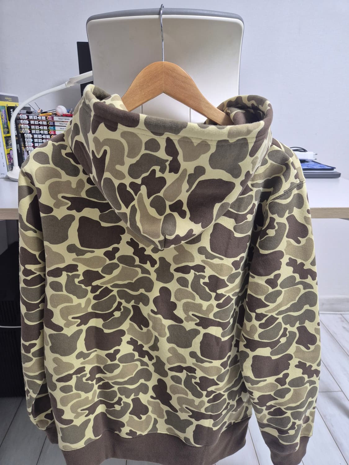 [새상품 M] 쓰리타이드타투 오니 카모 후드집업 상품이미지3