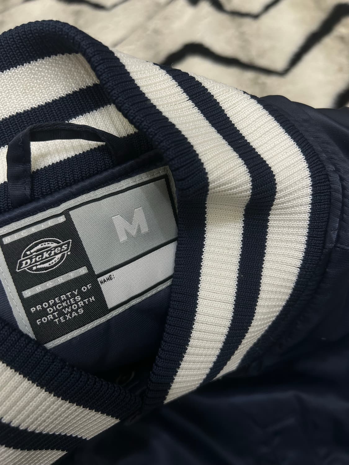 [M]디키즈 오버핏 빅로고 스타디움 자켓/네이비/이염 상품이미지7