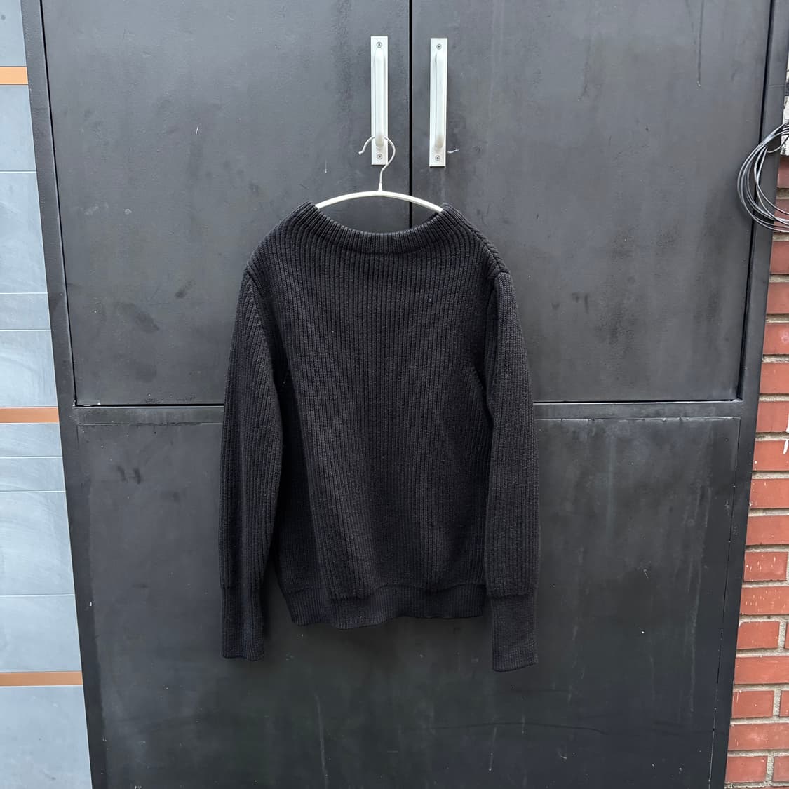 안데르센 네이비 크루넥 블랙 상품이미지1