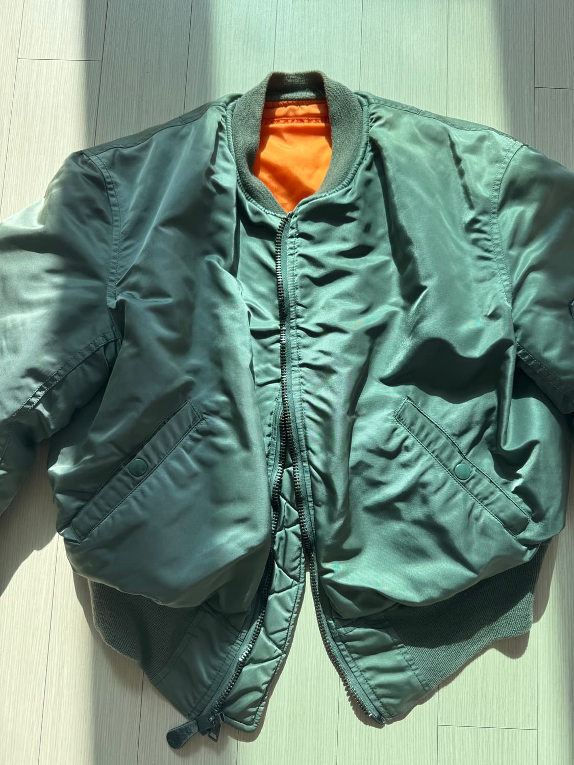 알파인더스트리 ma-1 정밀복각 빈티지 상품이미지1