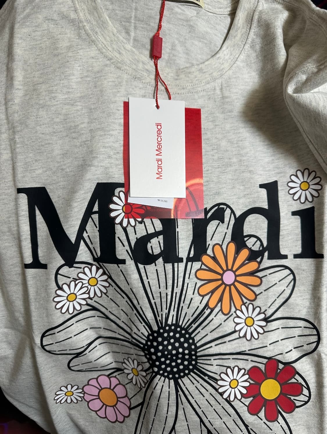 마르디 메크르디 플라워 반팔 티셔츠 상품이미지7