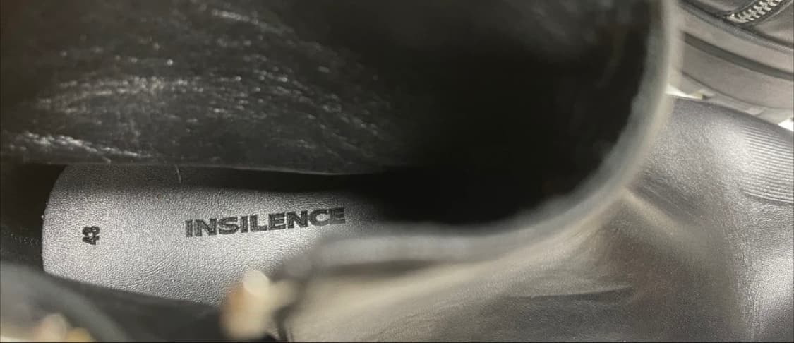 미사용)인사일런스 러너 부츠 블랙 270mm 상품이미지10