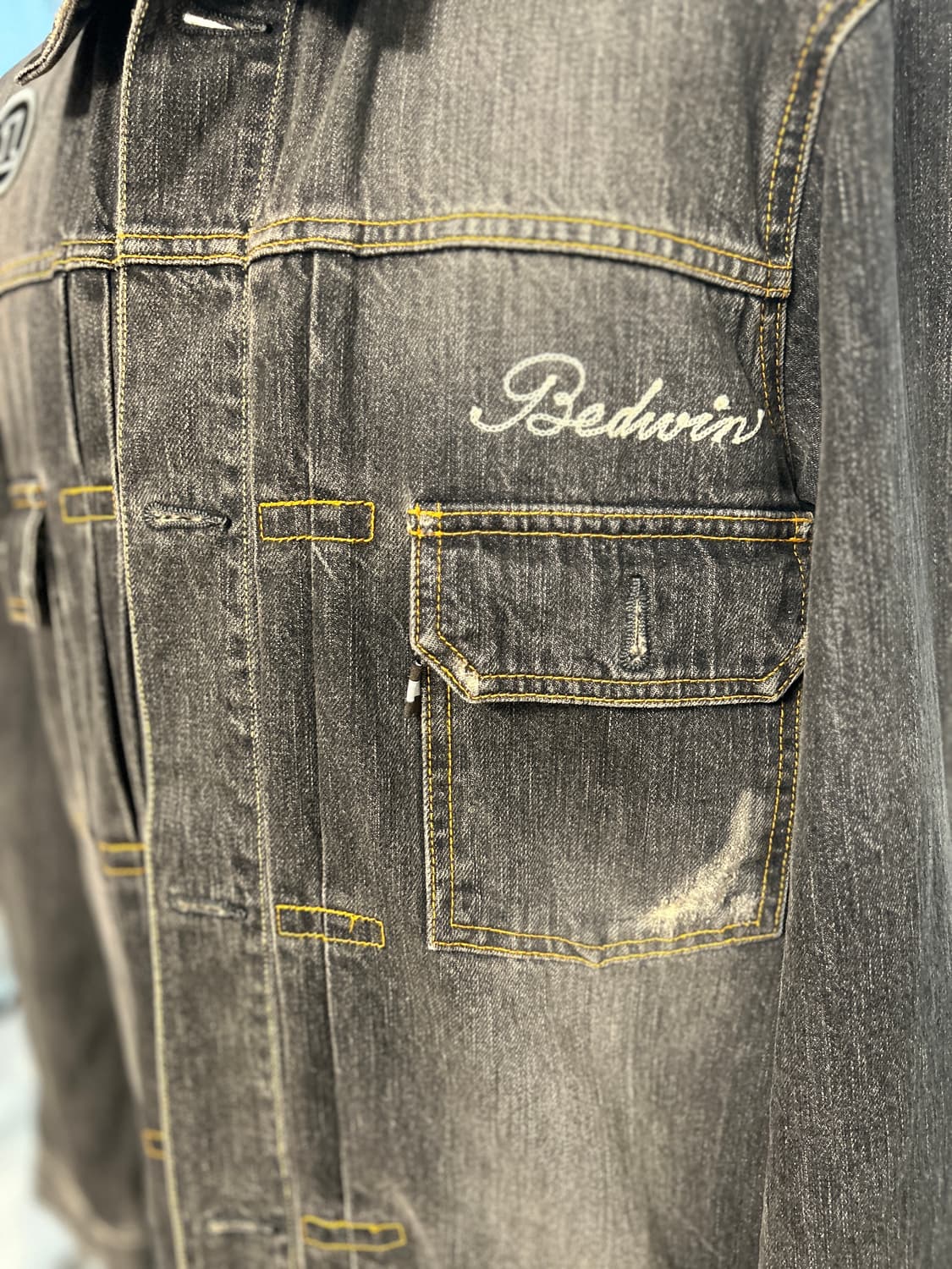 BEDWIN & THE HEARTBREAKERS 그런지 데님 트러커 자켓 상품이미지3