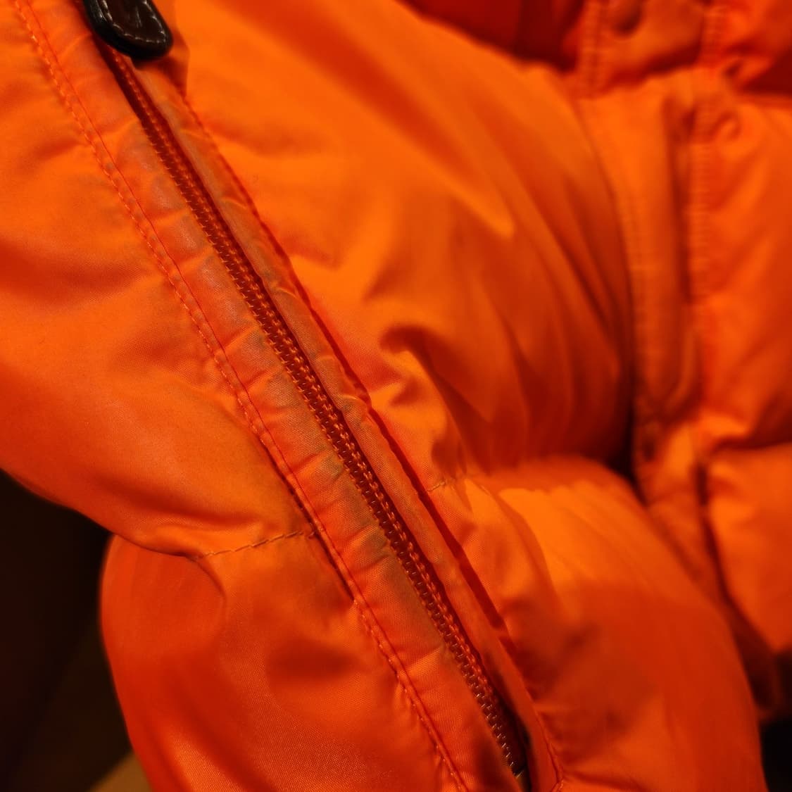 폴로랄프로렌 00s 오렌지 푸퍼 덕다운 패딩 XL 람포지퍼 상품이미지9