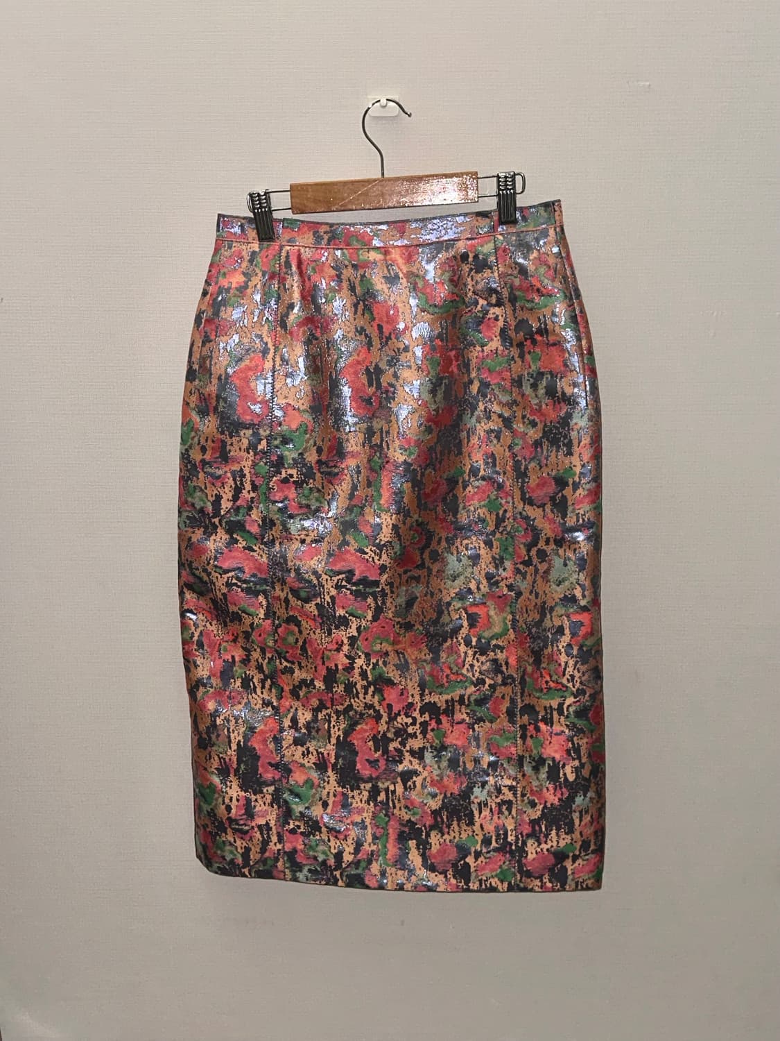 빈티지 쉬머 미디 스커트 상품이미지2