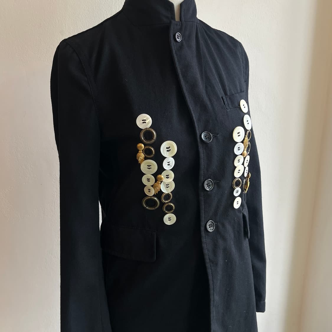 Comme Des Garcons Black wool coat ( ~55) 상품이미지3
