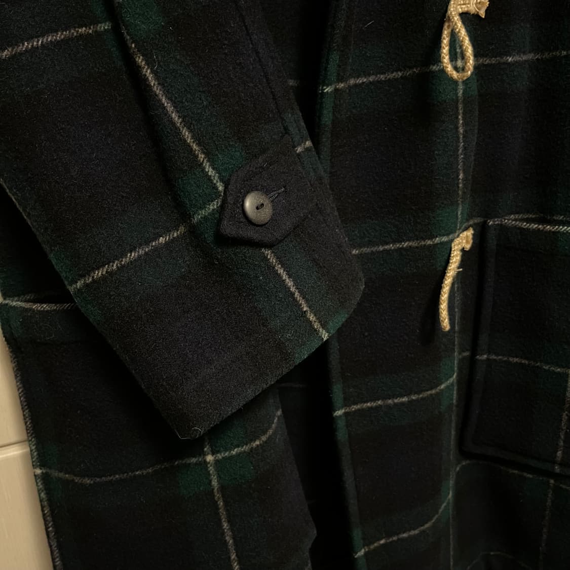 00's tartan check duffle coat  상품이미지5