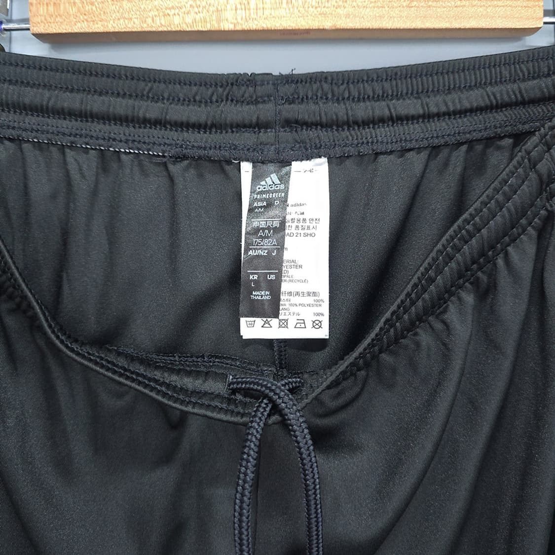 아디다스 블랙 삼선 넘버8 반바지 하프팬츠 L 상품이미지6