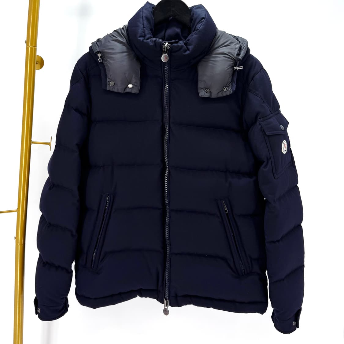 [3사이즈] 몽클레어 몽제네브르 패딩 점퍼 네이비 상품이미지3