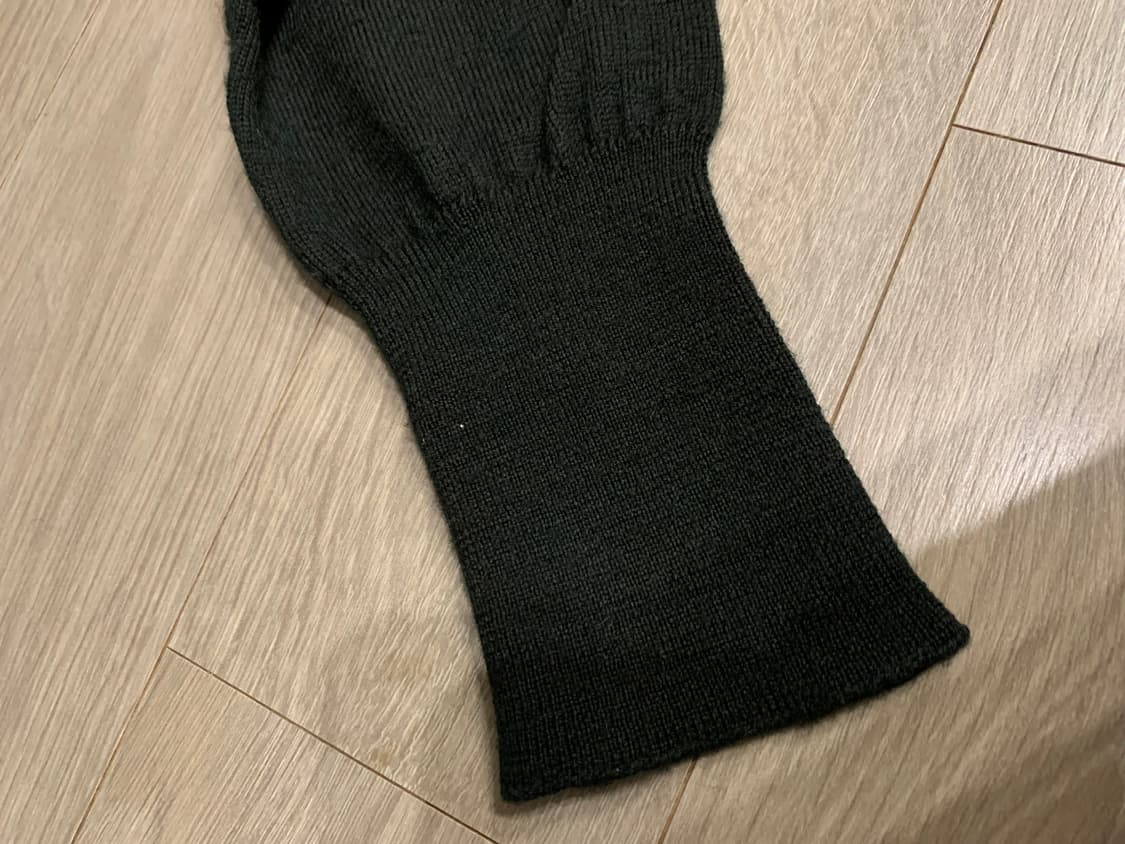 볼란테 VOLANTE 남성 울 카라니트 블랙 상품이미지5