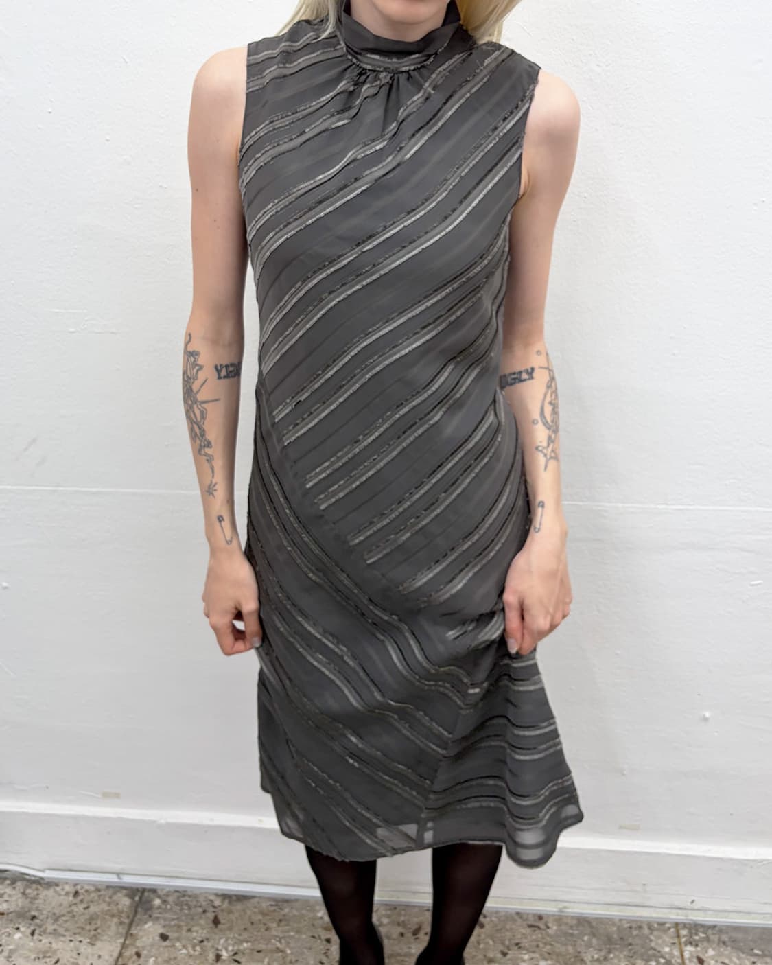 빈티지 스트라이프 드레스 상품이미지5