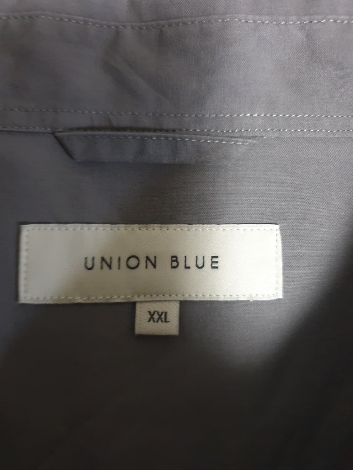 유니온블루 런드리 페이퍼 긴팔셔츠 차콜 (XXL) 상품이미지5