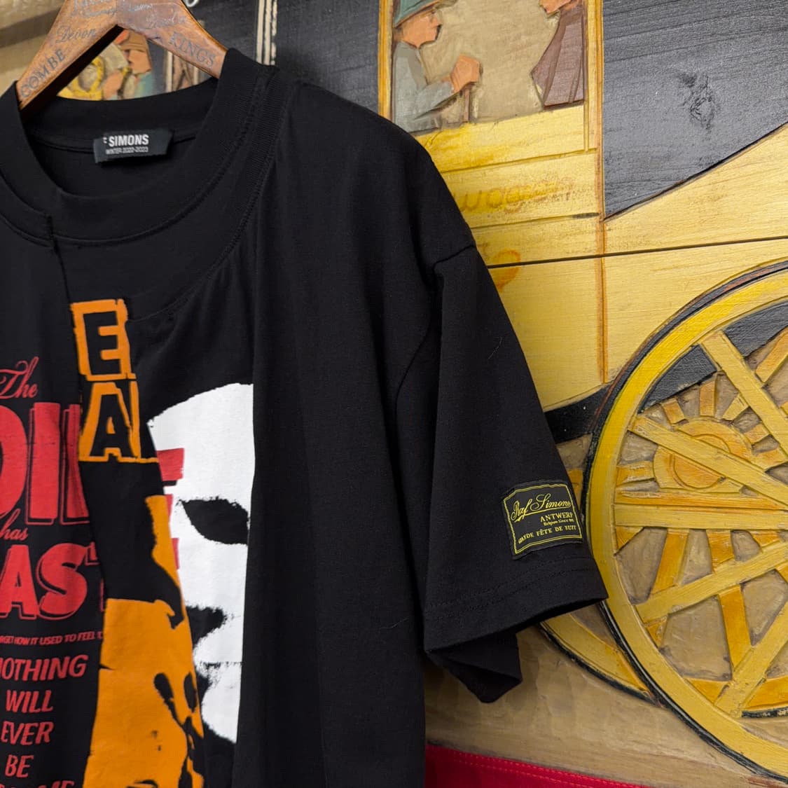 라프시몬스 다이캐스트 비대칭 티셔츠 상품이미지4