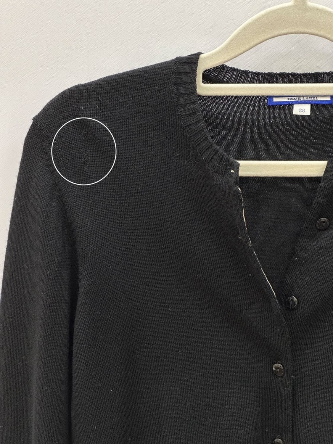 burberry / 버버리 블랙 울 니트+가디건 세트  상품이미지8