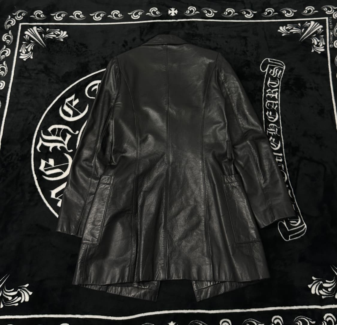 빈티지 레더 leather 블레이저 자켓  상품이미지4