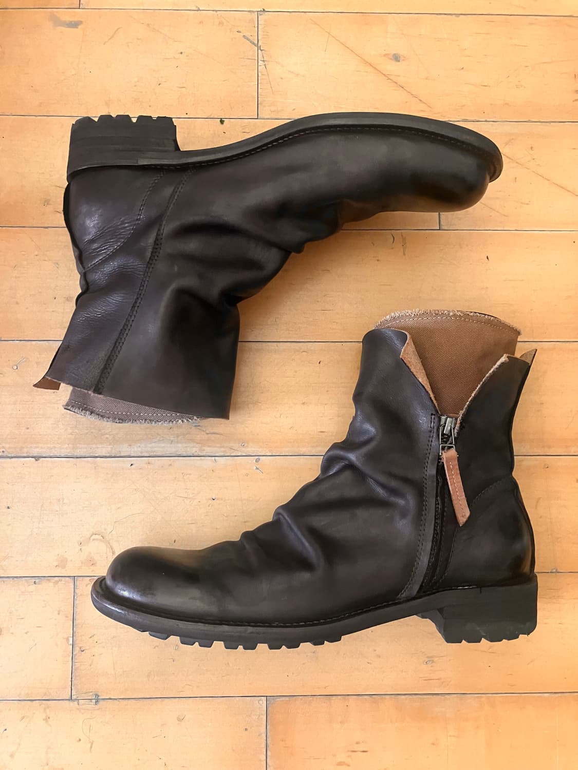 Red cover 00s 레드커버 드레이프 코튼 레이어드 부츠 42 상품이미지3