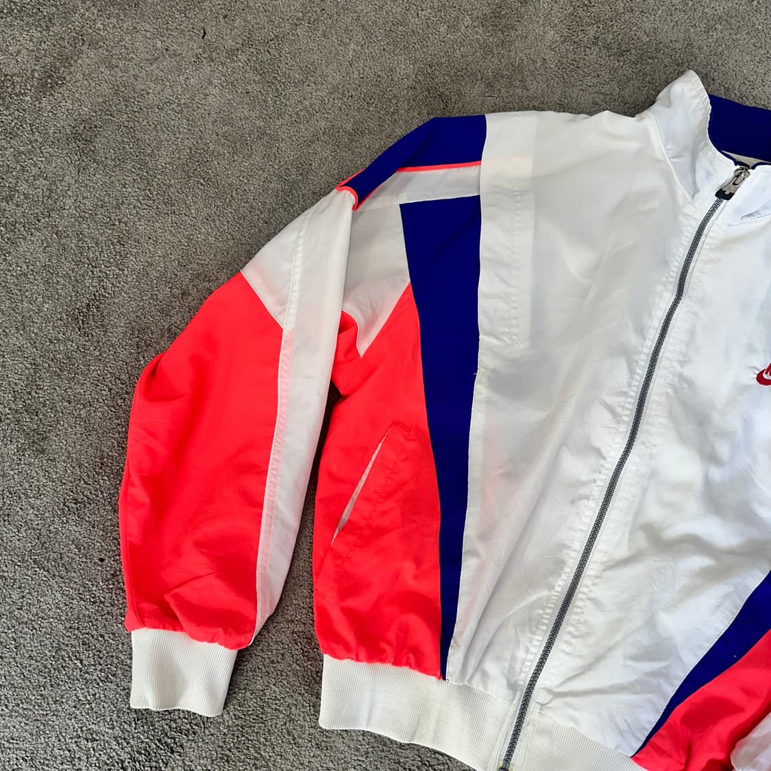 나이키 90s  올드스쿨 배색 바람막이 자켓L 상품이미지3