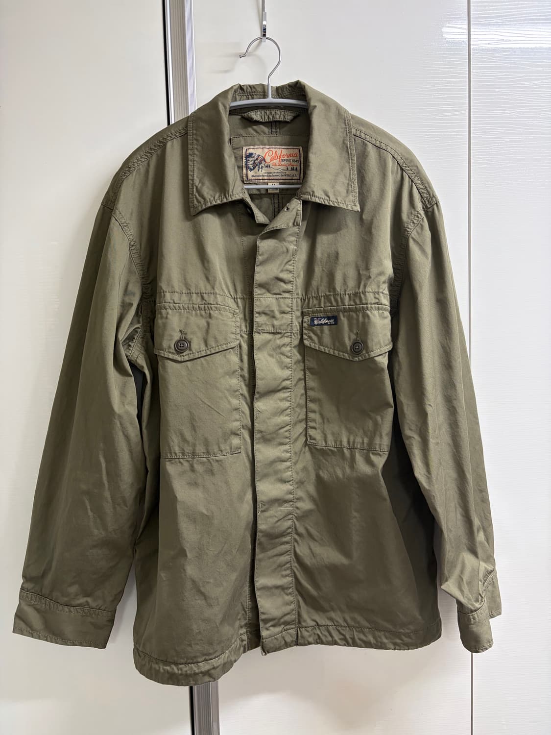 후아유 카키 밀리터리 자켓 M 상품이미지1