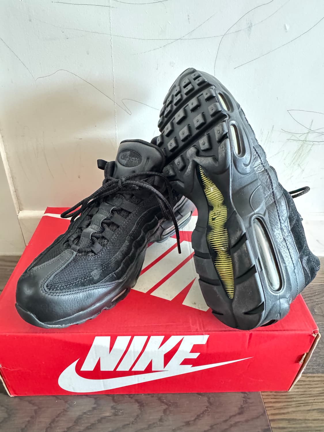 나이키 에어맥스 95 프리미엄 블랙 280 상품이미지3