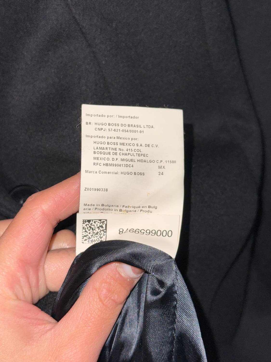 HUGO BOSS ruffle wool cashmere coat 상품이미지5