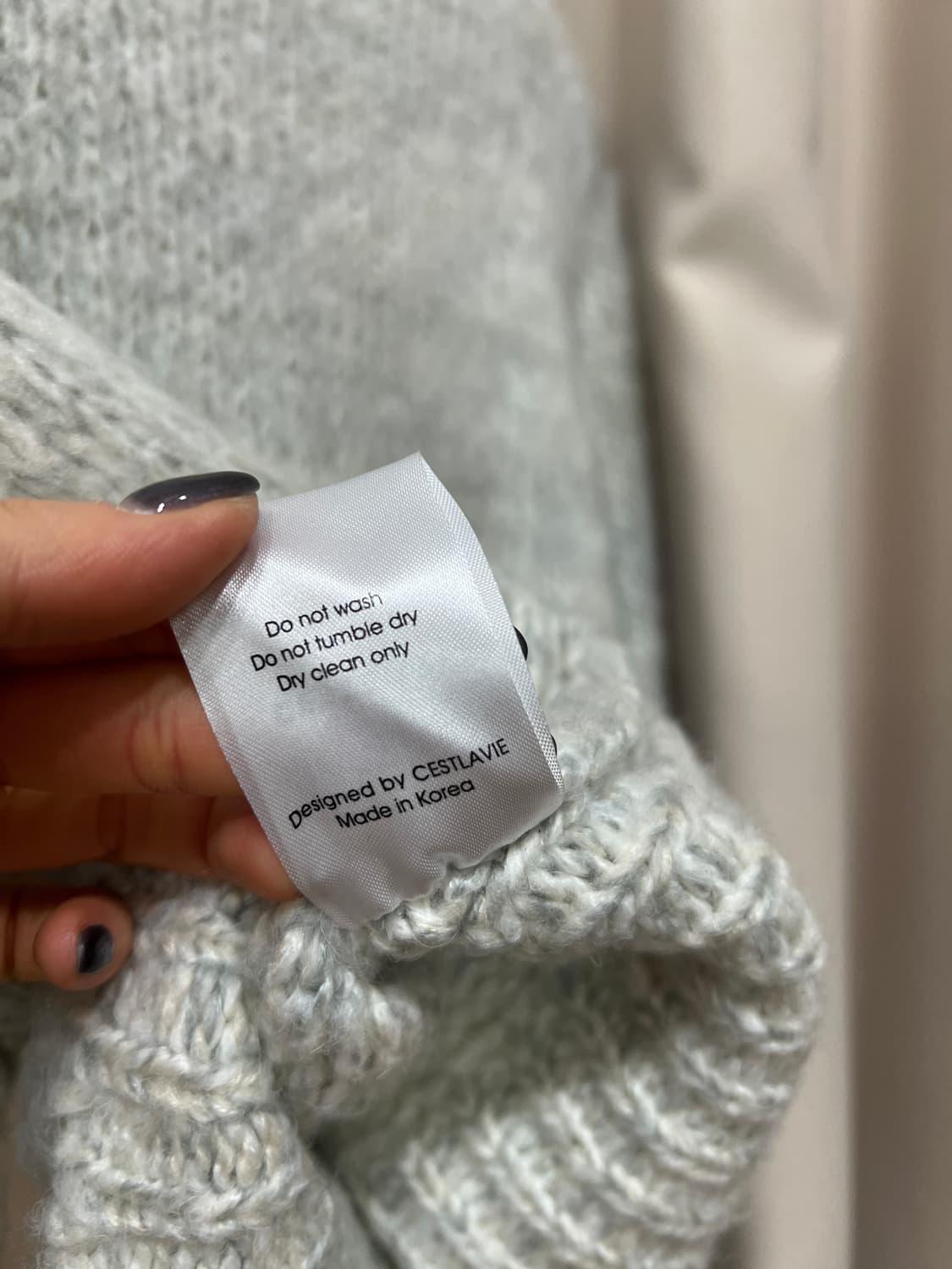 CESTLAVIE 여성 니트 가디건  상품이미지5