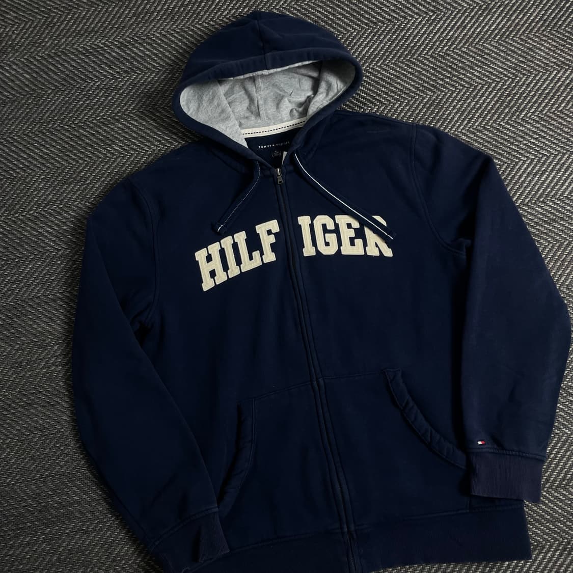 타미힐피거 빅로고 올드스쿨 기모 후드집업y 3513 상품이미지1