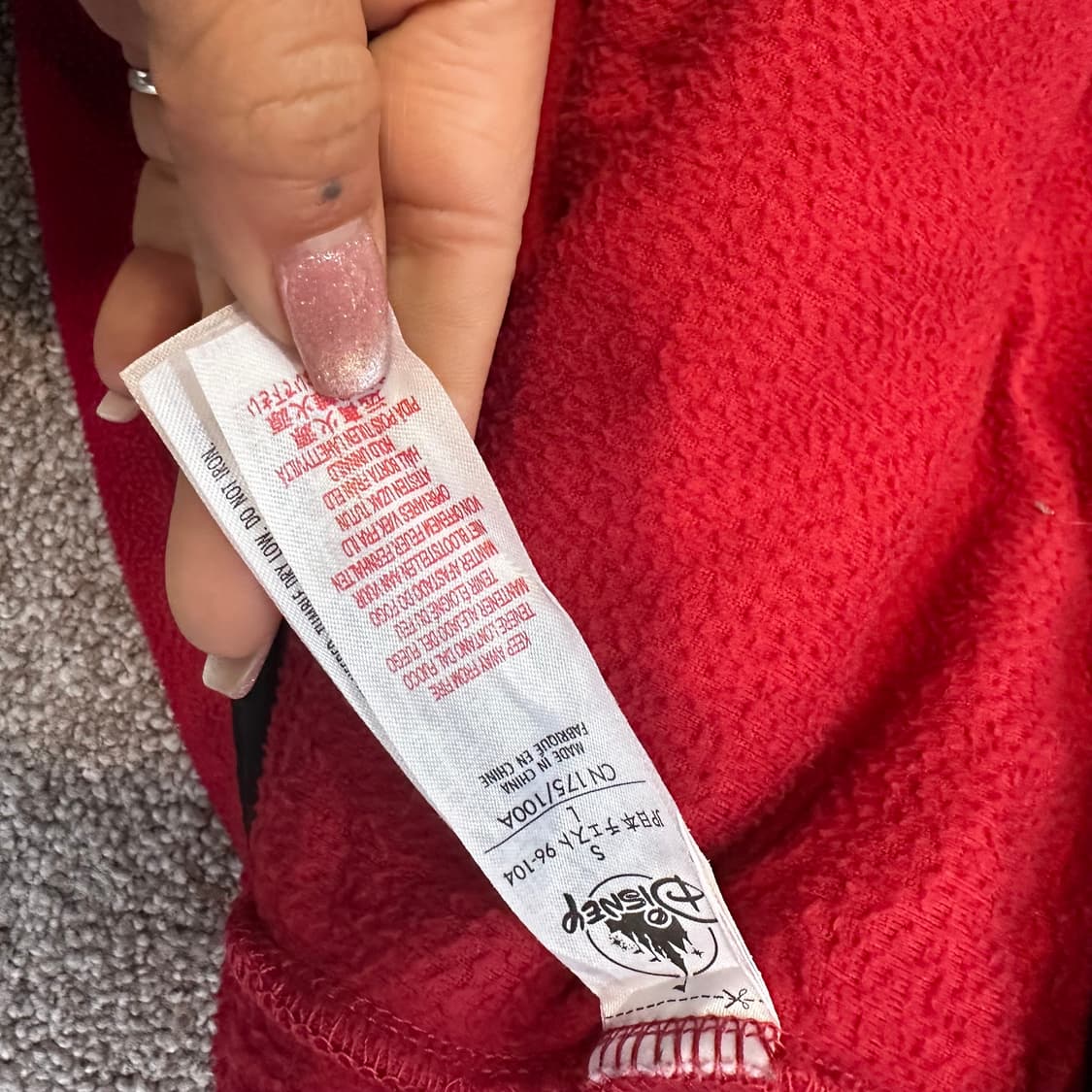 디즈니 미키마우스 플리스 집업L 상품이미지4