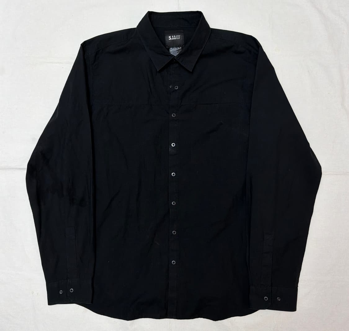 5.11 택티컬 롱슬리브 긴팔 셔츠 블랙 상품이미지1