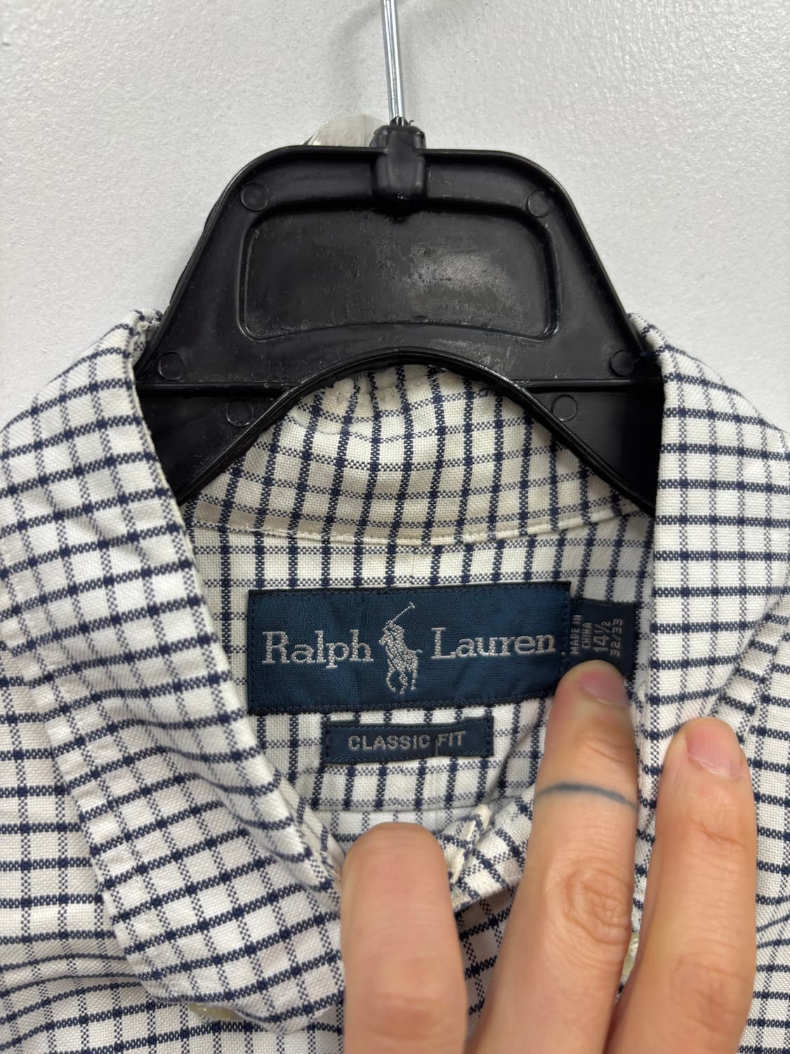 폴로랄프로렌 깅엄체크 셔츠 상품이미지4